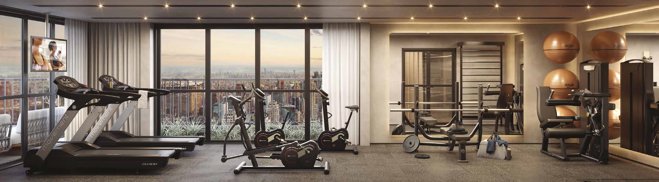 Perspectiva ilustrada do Fitness